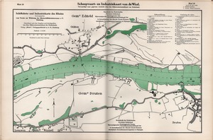 1927 Scheepvaart- en industriekaart van den Rijn deel Va Blad 10 Ochten Druten