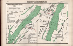1927 Scheepvaart- en industriekaart van den Rijn deel Va Blad 13 Dreumel Zennewijnen