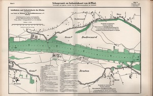 1927 Scheepvaart- en industriekaart van den Rijn deel Va Blad 9 Dodewaard Druten